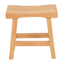 Hina Sungkai Wood Accent Stool